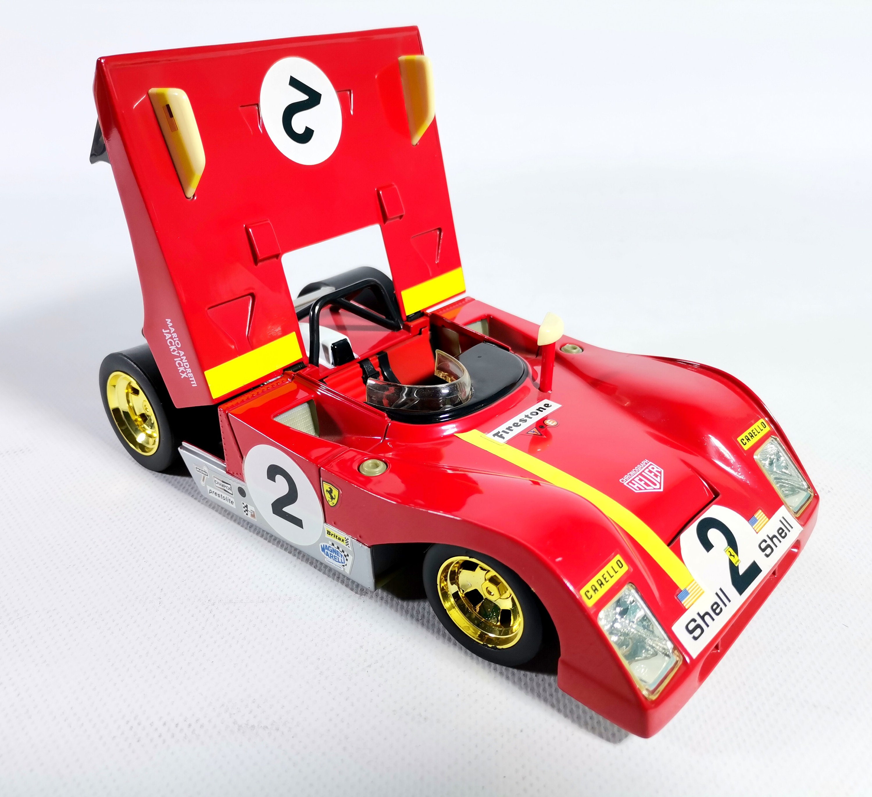 貴重シェルコレクション　１９７２フェラーリ３１２Ｐ　 1/18 　中古品 貴重シェルコレクション1972フェラーリ312P 1/18 中古品