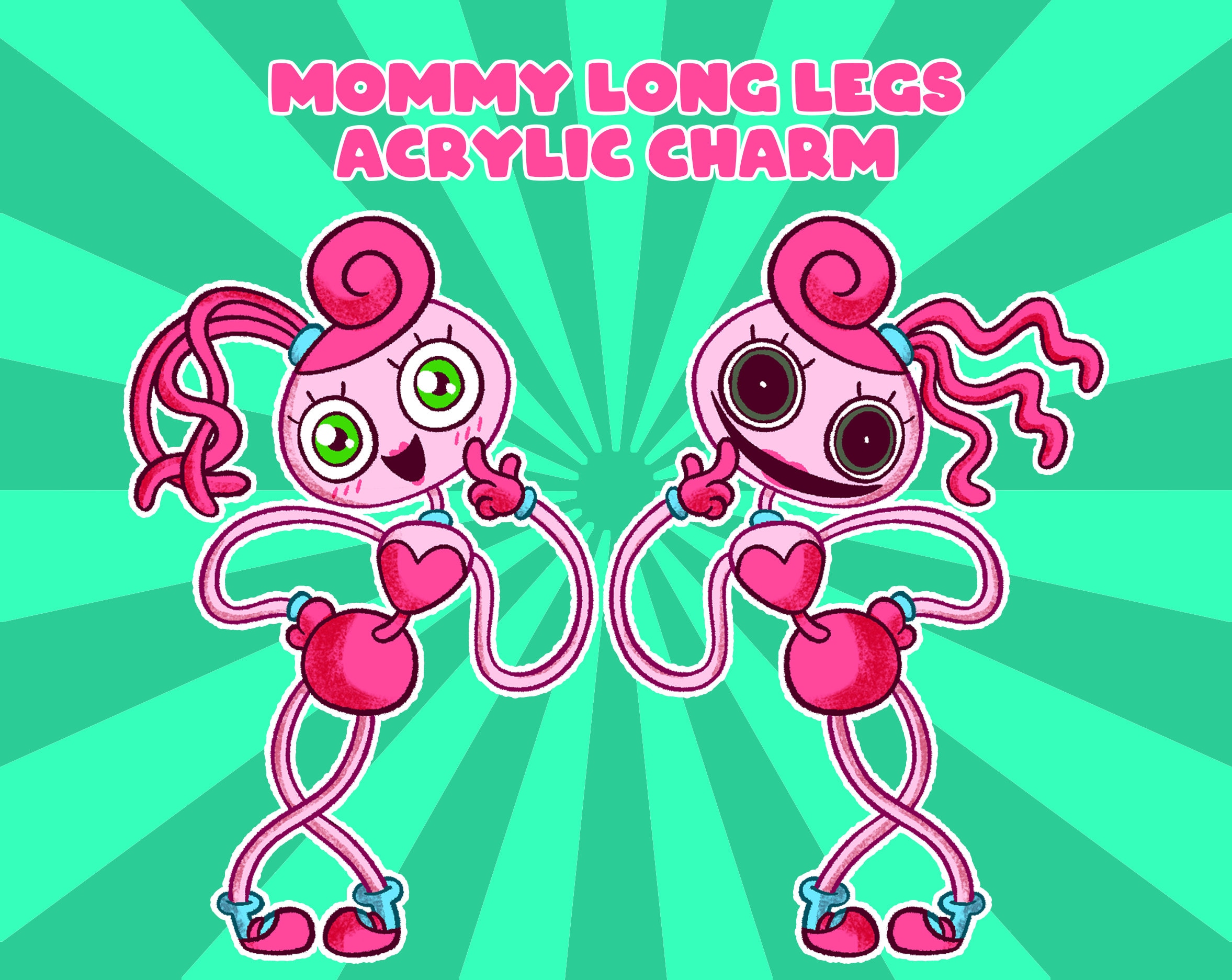 Mommy long legs PNG for sublimation use DIGITAL Download Hand drawn Gamer  clip art pink spider Poppy's Playtime