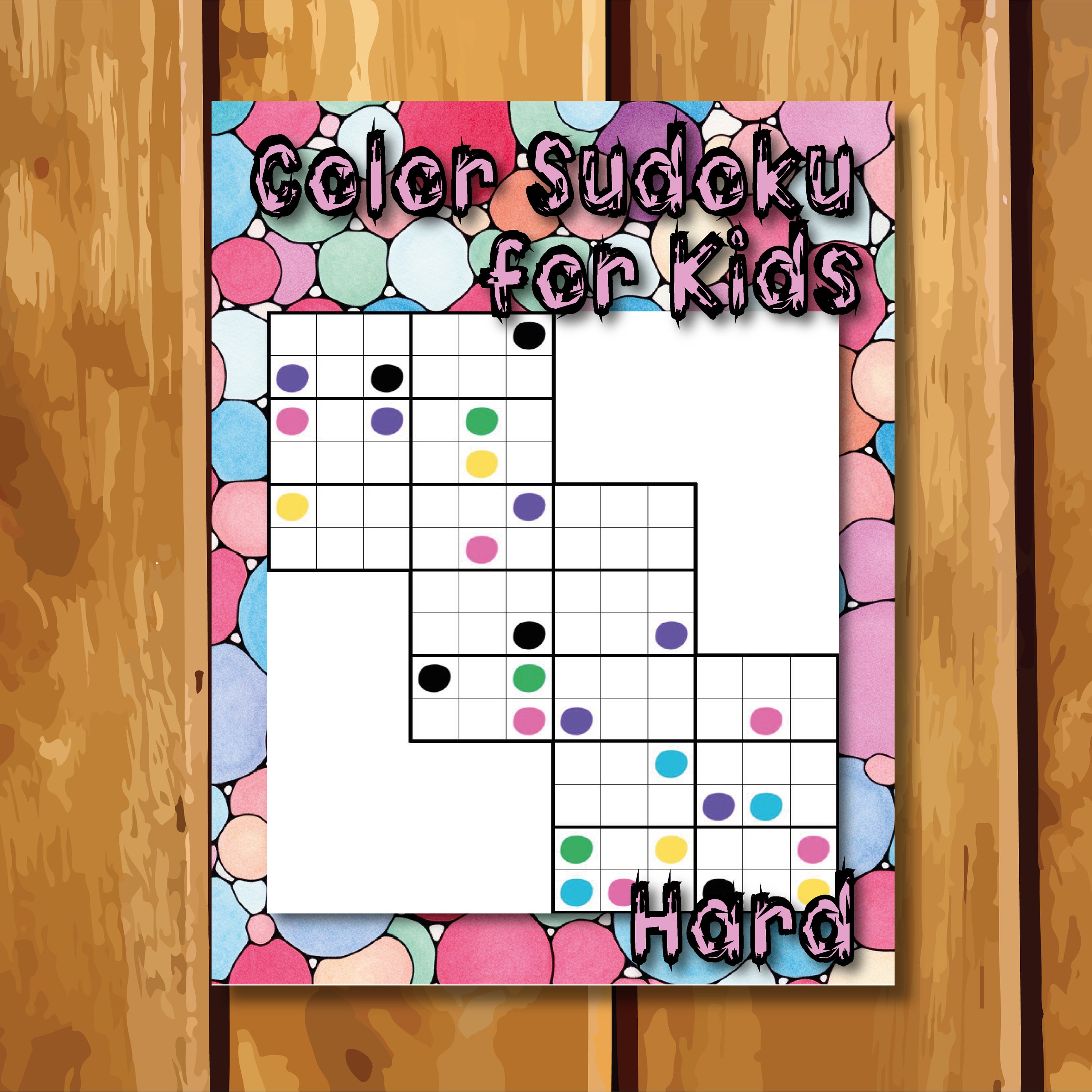 Printable PDF Easy Sudoku for Kids 4x4 400 Children Puzzles 