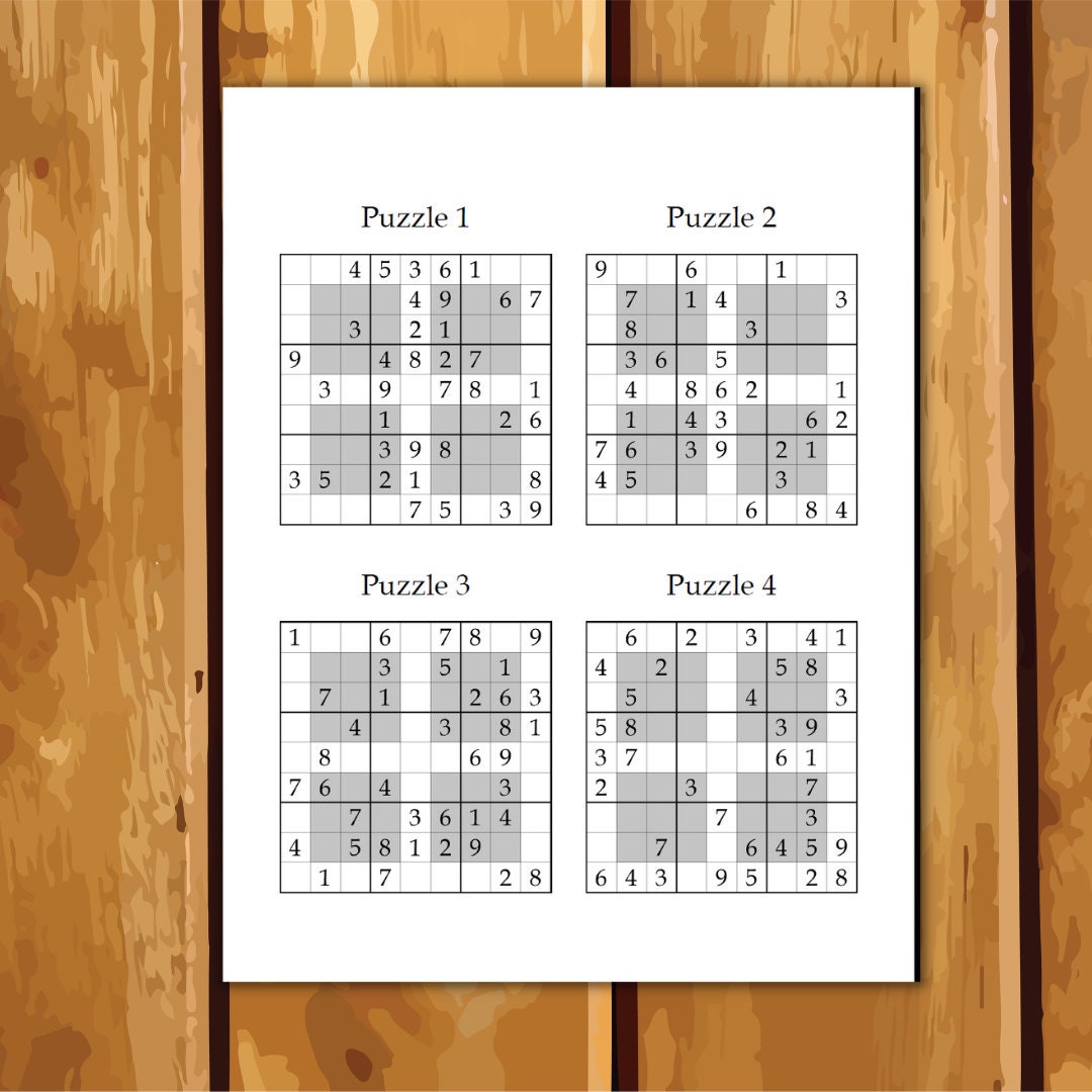 500 Easy Hyper Sudoku or Windoku Volume 1 Printable PDF - Etsy Hong Kong