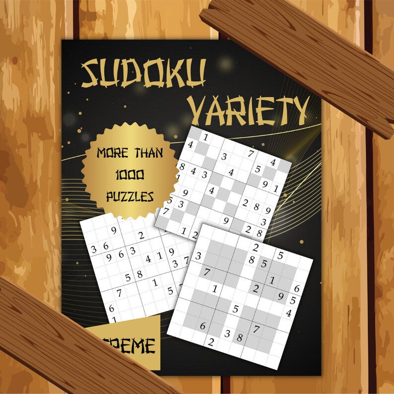 1000 Extreme Sudoku Variety Collection of Classic Sudoku, Sudoku X