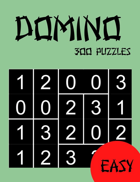 Domino: 300 Easy Puzzles Printable PDF | Etsy