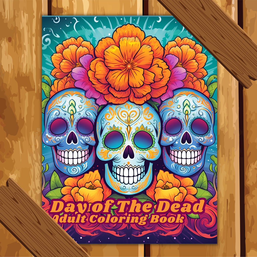 40-day-of-the-dead-coloring-pages-printable-pdf-etsy