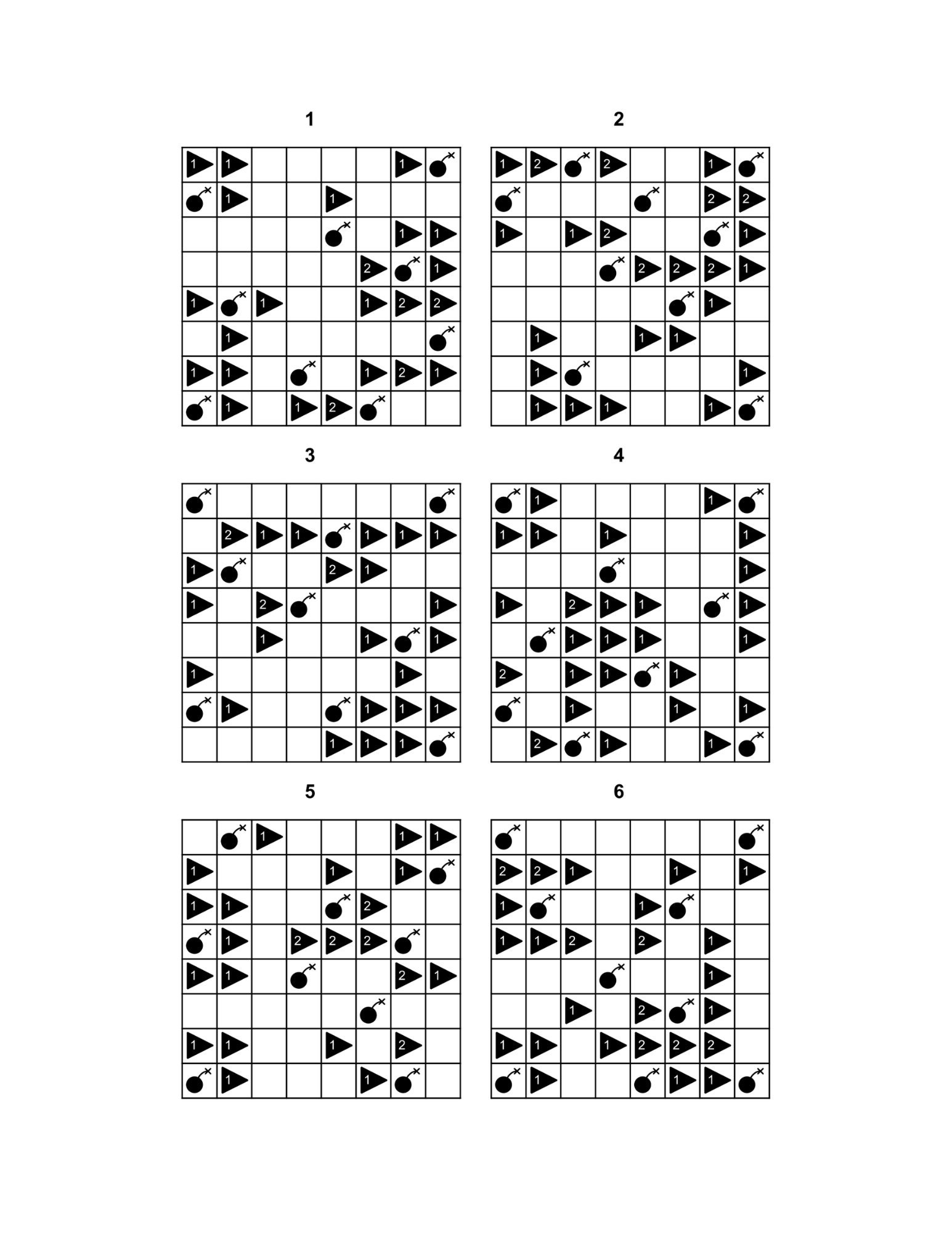 minesweeper 300 easy logic puzzles printable pdf etsy