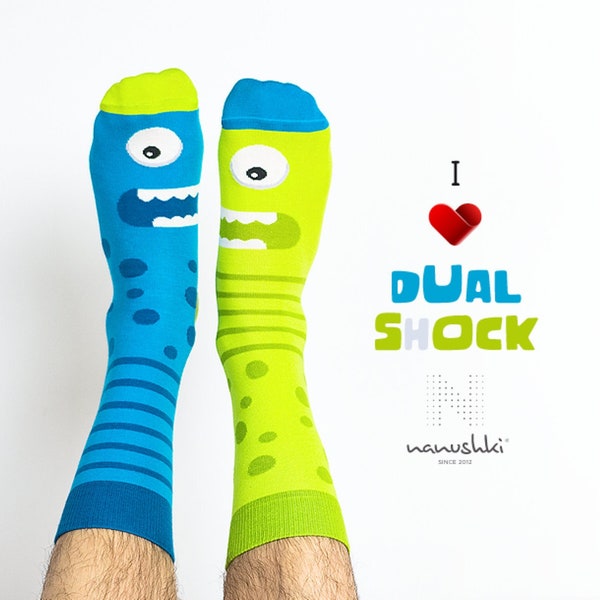 Monster Socks | Halloween Socks | Colorful socks | Motif socks | Themed socks | Funny gift | Gift for Halloween fans