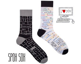 IT Socken | Geschenk für Informatiker | Geschenk für Programmierer | Geschenk für IT Student | Motivsocken | Bunte Socken | Tehmensocken