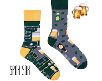 Beer Socks | Gift for beer drinkers | Cool colorful socks | Colorful socks | Motif socks | Themed socks
