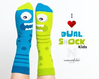 Monster Socks for Kids | Colorful socks | Crazy Socks | Funny Socks | Funny gift | Motif socks | Halloween socks