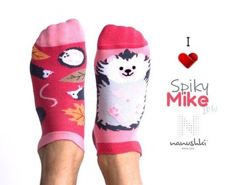 Hedgehog socks | Sneaker socks | Crazy socks | Funny socks | Colorful sneakers | LOW socks | short socks | LOWs