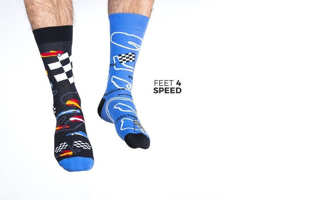 Racing Driver Socks Car Socks Gift for Formula 1 Fans Themed Socks
