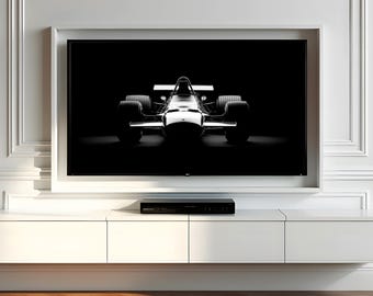 Vintage F1 Car Poster: Retro Formula 1 Racing Art (Digital Download)