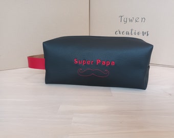 trousse de toilette super papa homme fête des pères