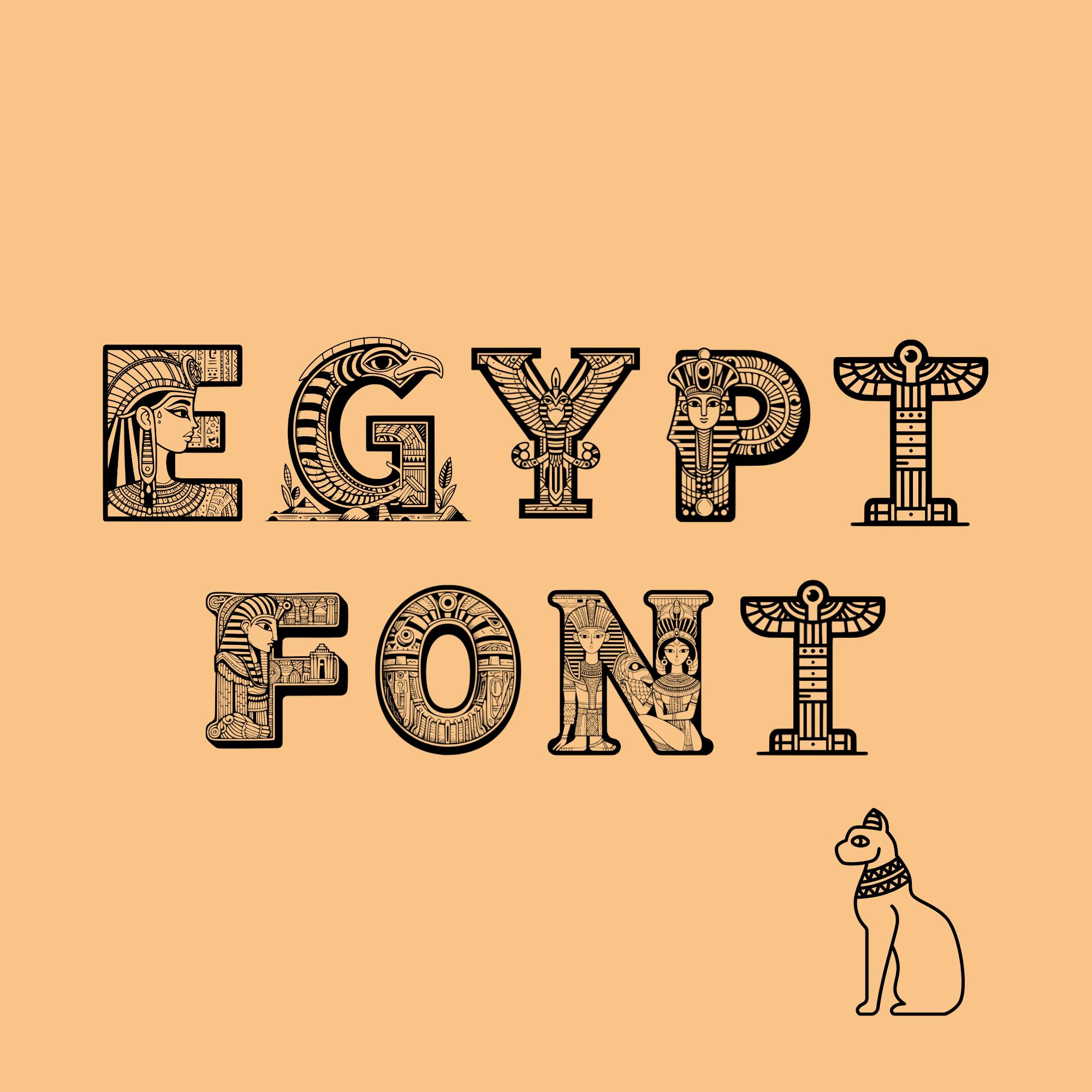 Hieroglyphic letters - Etsy.de