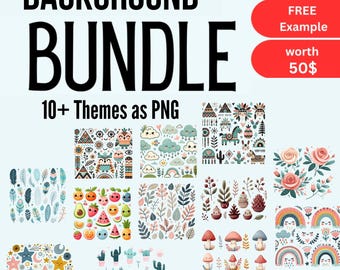 250+ Background Bundle | Digital Paper & Textures