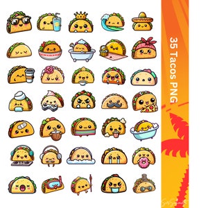 Simpatico design digitale taco per adesivi