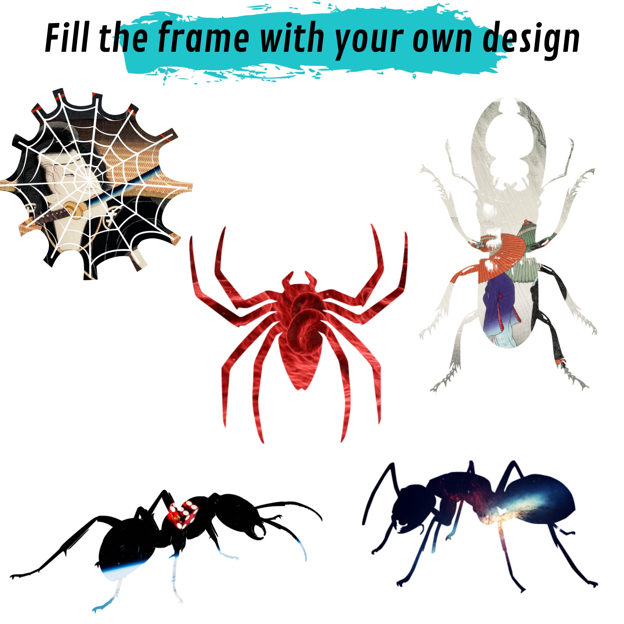 42 Canva Bug Frames, Custom Insect Frames for Canva, Ant Pdf Etsy