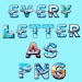 Aviation Alphabet Clipart, Airplane Letters PNG, Pilot Life Sublimation ...