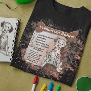 Dalmatian splash Shirt | Dog lovers T-shirt | Cute Puppy Shirt | Unisex Jersey Short Sleeve Tee