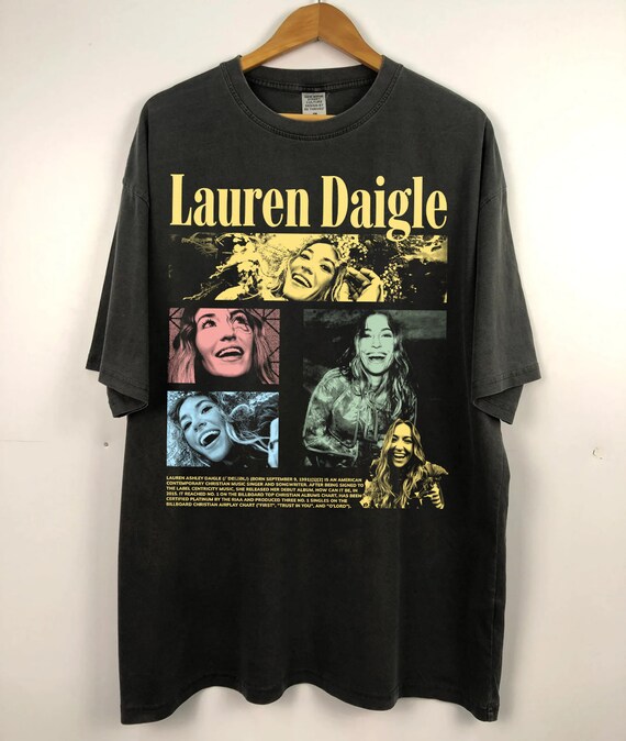 Retro Lauren Daigle 2024 Tour Thank God I Do Shirt 2024 Concert Lauren Daigle Merch Lauren Daigle Fan Gift Etsy UK