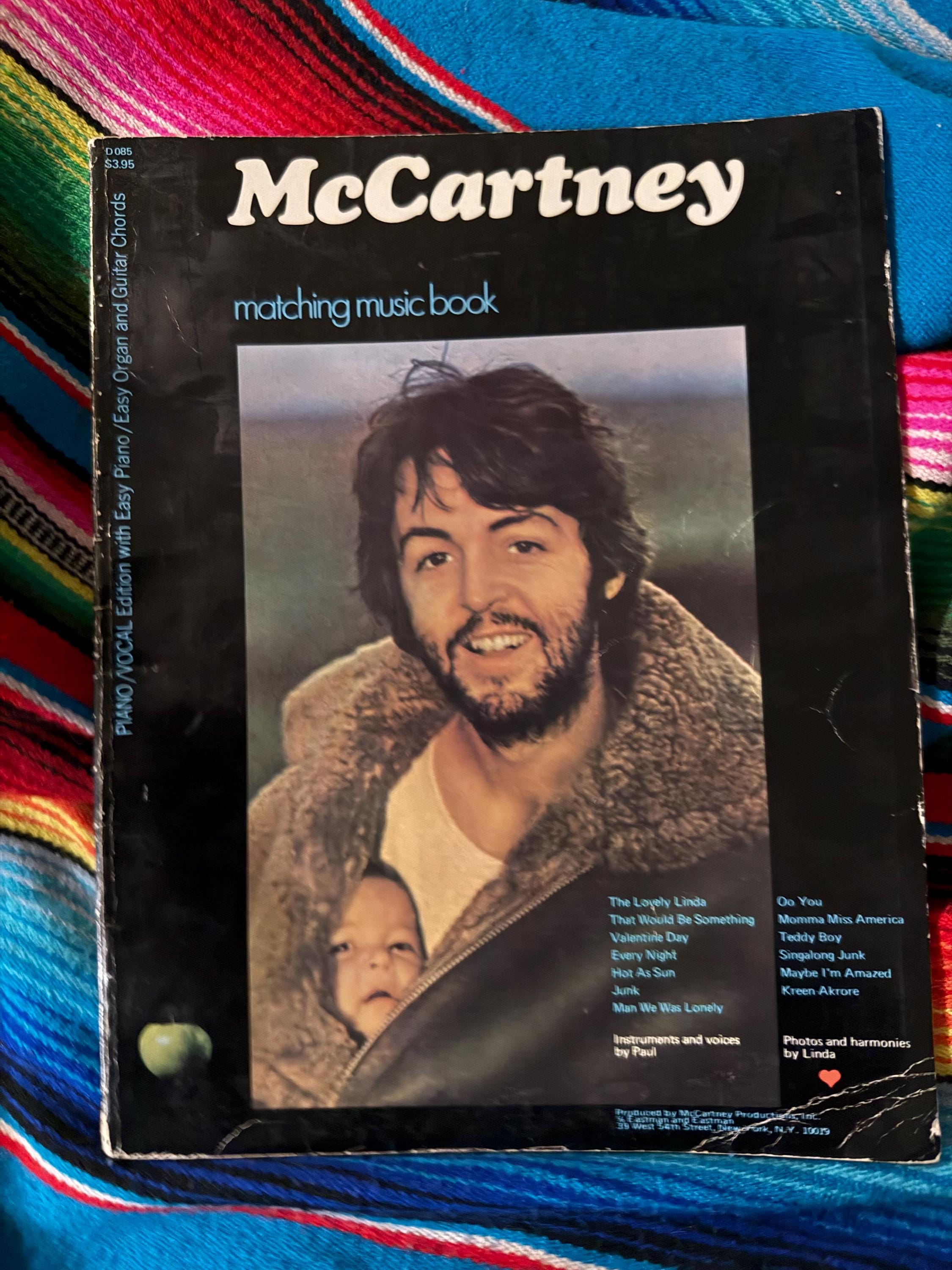 RARE VINTAGE Mccartney Matching Music Book 1970 - Etsy