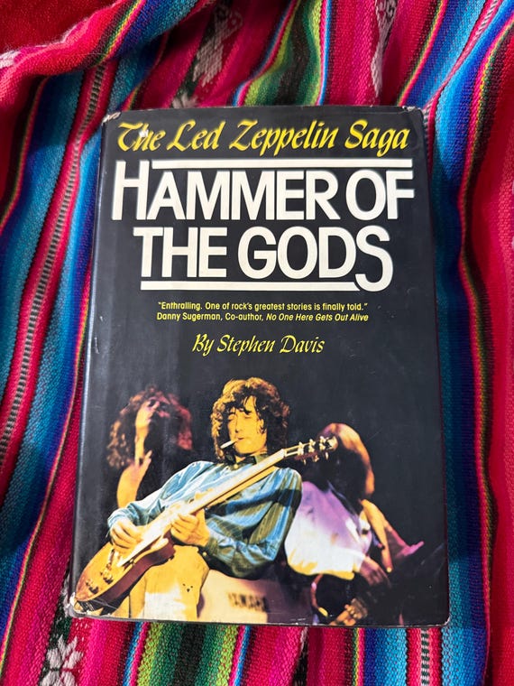 RARE Hammer of the Gods the Led Zeppelin Saga Stephen Davis 1st