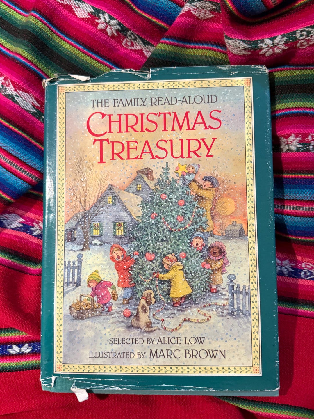 RARE VINTAGE the Family Read-aloud Christmas Treasury Alice Low Marc ...