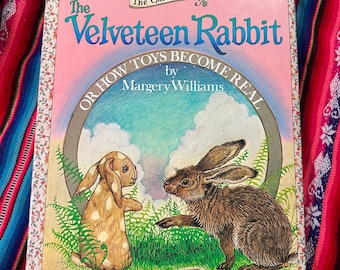 RARE VINTAGE SUPERSIZE The Velveteen Rabbit by Margery Williams Illustrated by Michael Green 1st Edition 11th Printing 1984