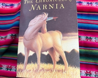 RARE VINTAGE The Chronicles of Narnia Box Scholastic 1995 Books 1-7 The Lion, The Witch, and The Wardrobe CS Lewis