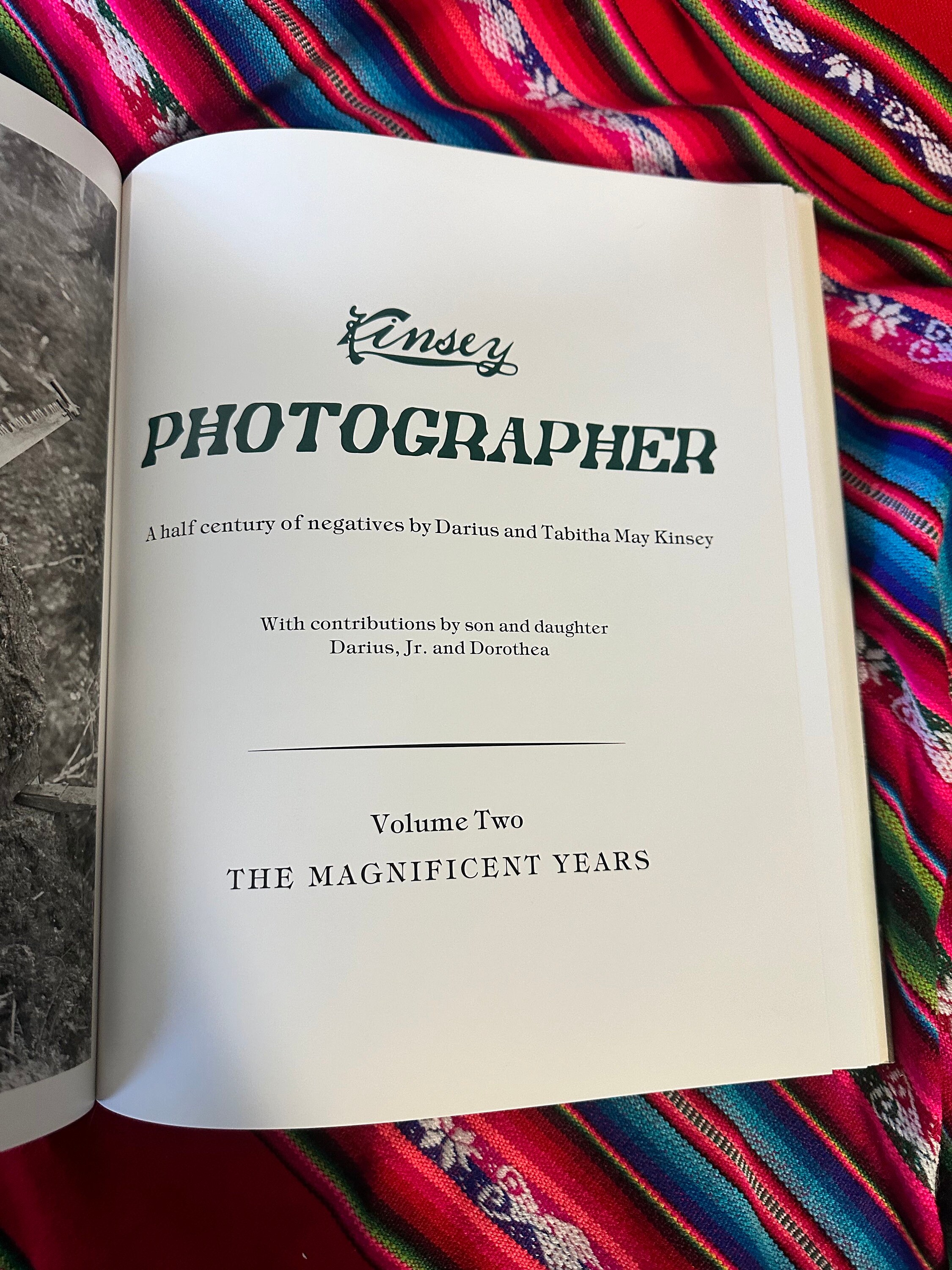 【当店限定販売】 1 Vol Photographer Kinsey VINTAGE RARE & 1990s Book One in 2 アート・デザイン・音楽