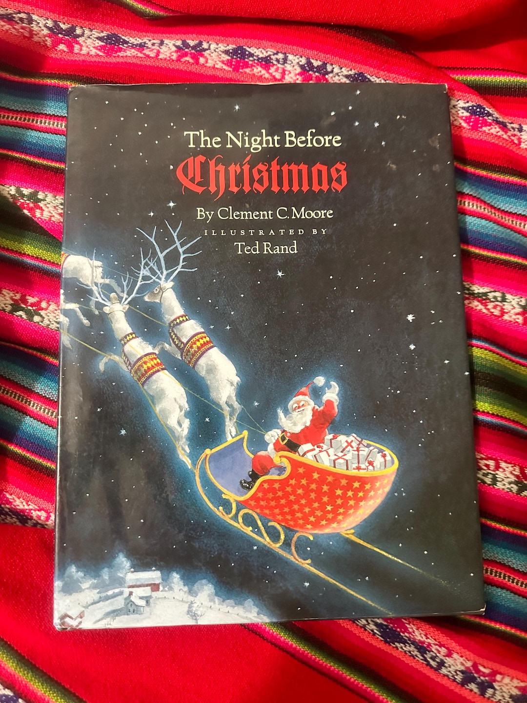 RARE VINTAGE the Night Before Christmas by Clement C Moore Illus by Ted ...