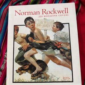 RARE VINTAGE Norman Rockwell 332 Magazine Covers 2nd Edition 2nd Printing 1994