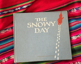 VERY RARE VINTAGE The Snowy Day by Ezra Jack Keats First Edition Second Printing 1962