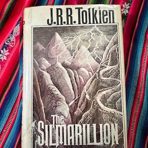 RARE VINTAGE The Silmarillion by JRR Tolkien First American Edition 1977