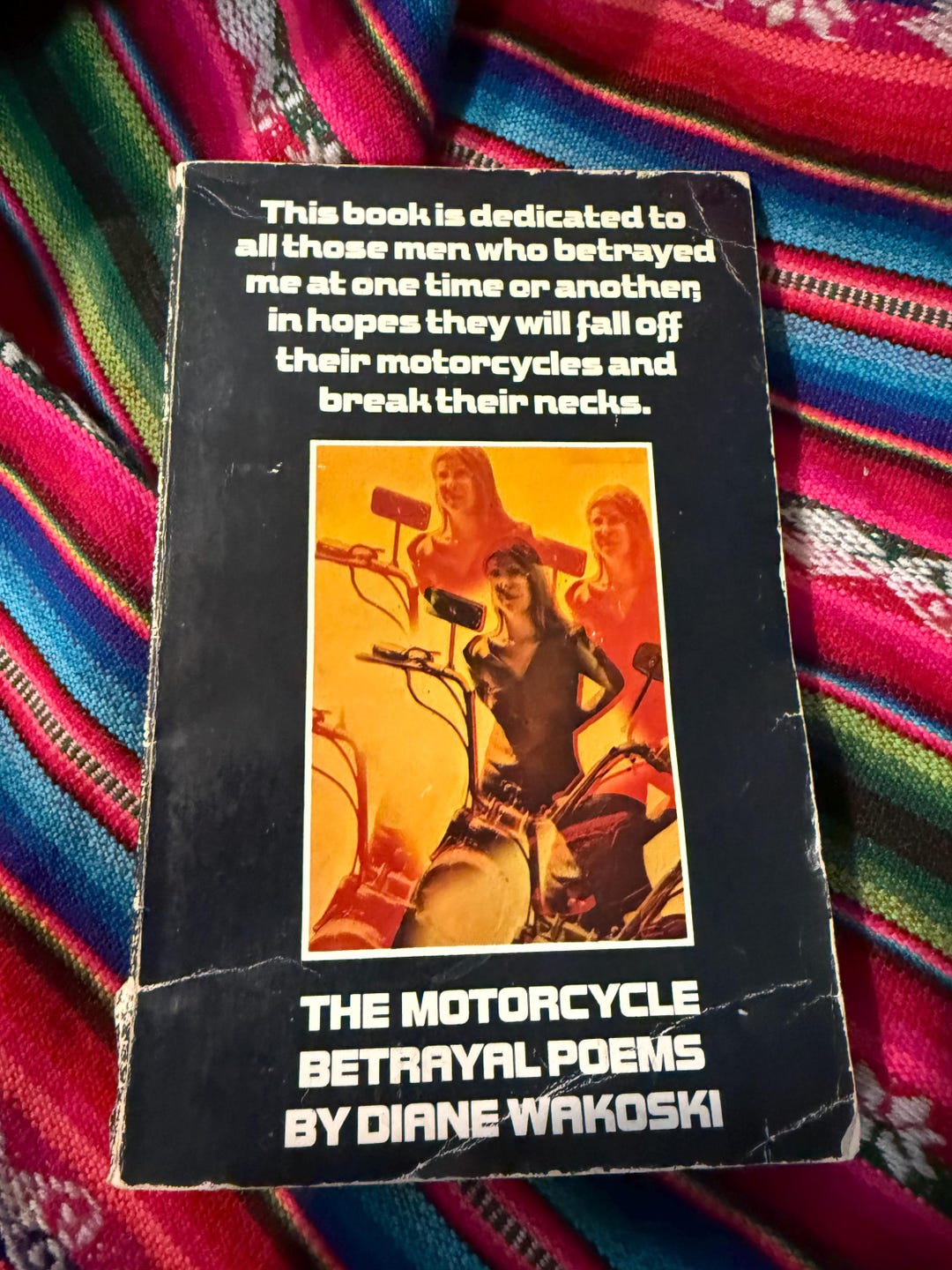 RARE VINTAGE the Motorcycle Betrayal Poems Diana Wakoski 1st Edition ...