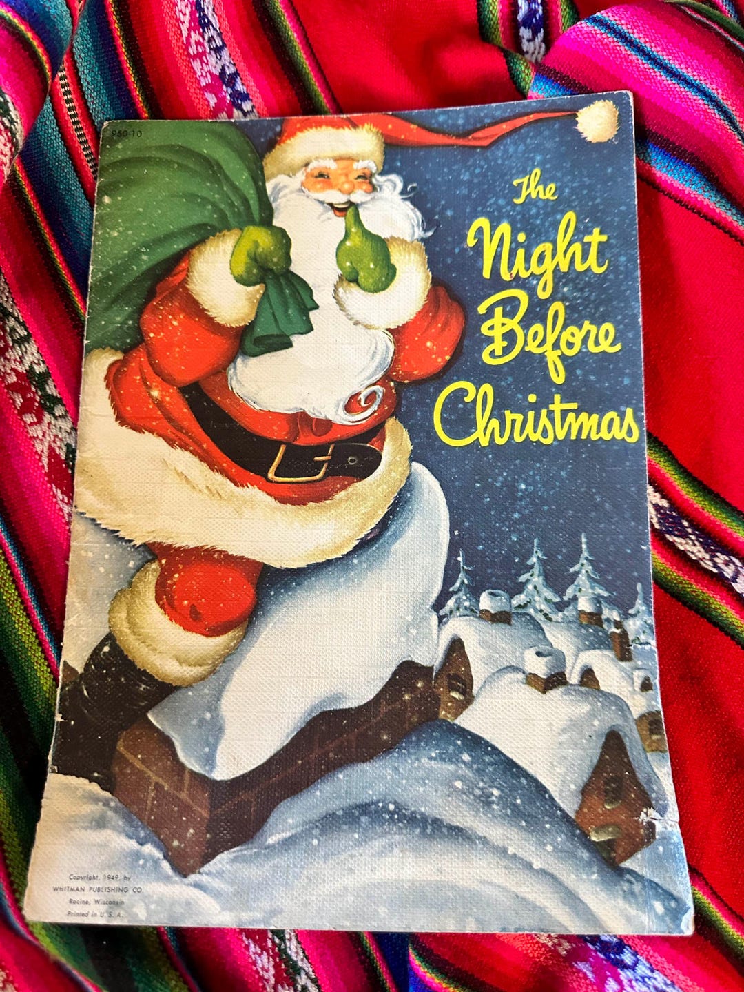 RARE VINTAGE the Night Before Christmas Whitman 1949 - Etsy