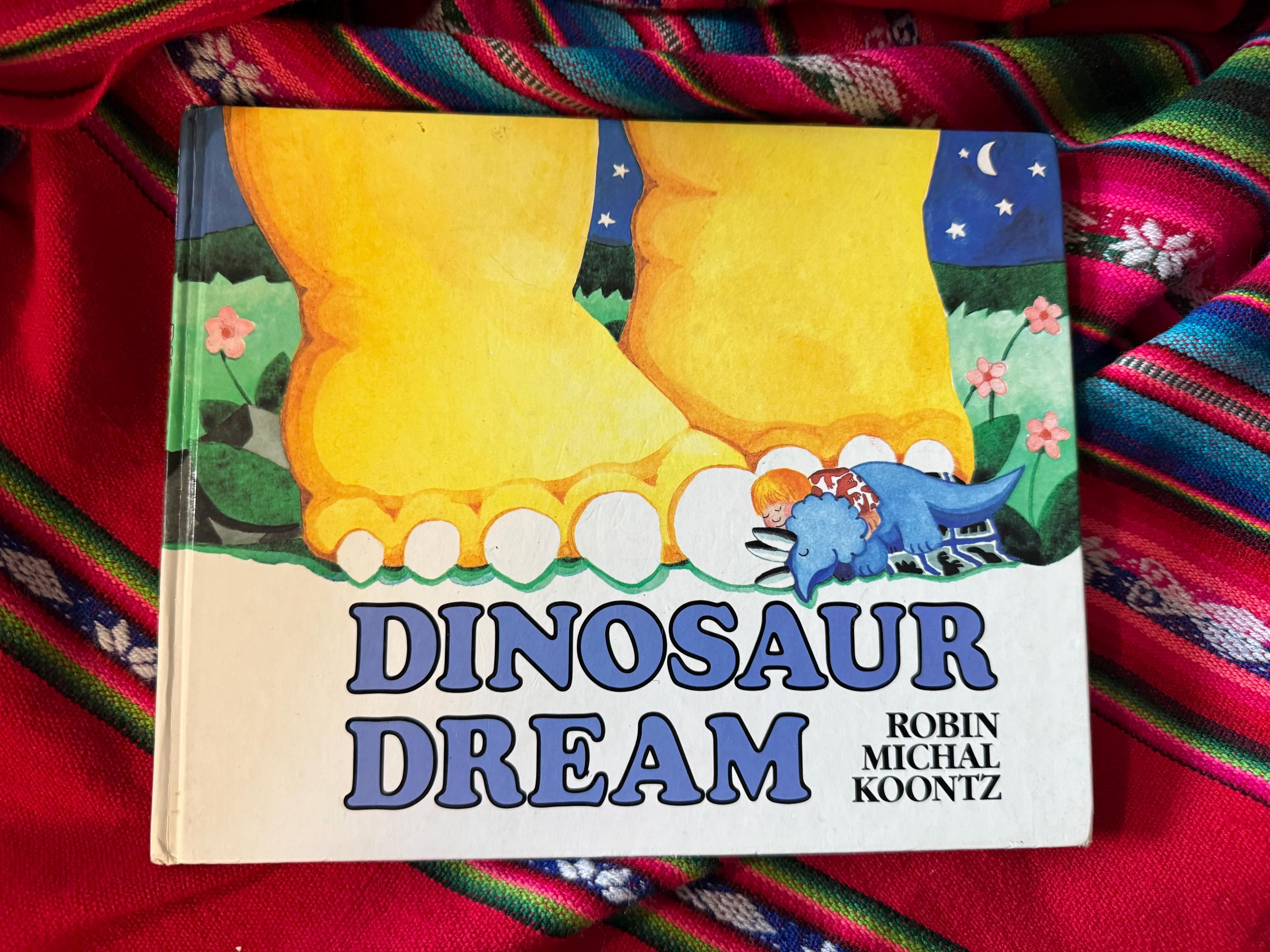 RARE VINTAGE ***SIGNED*** Dinosaur Dream Robin Michal Koontz 1st