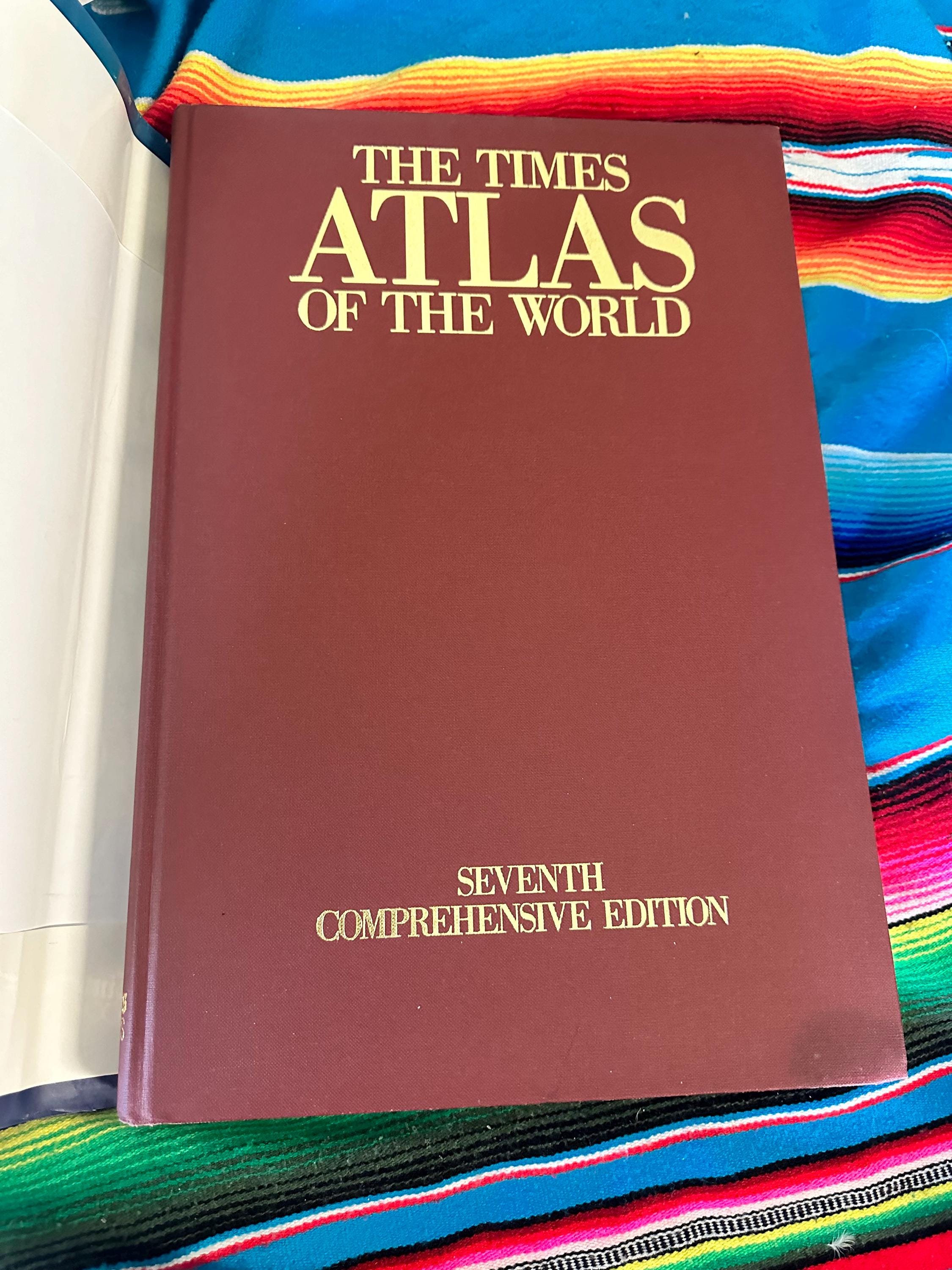 SUPER RARE VINTAGE the Times Atlas of the World Seventh