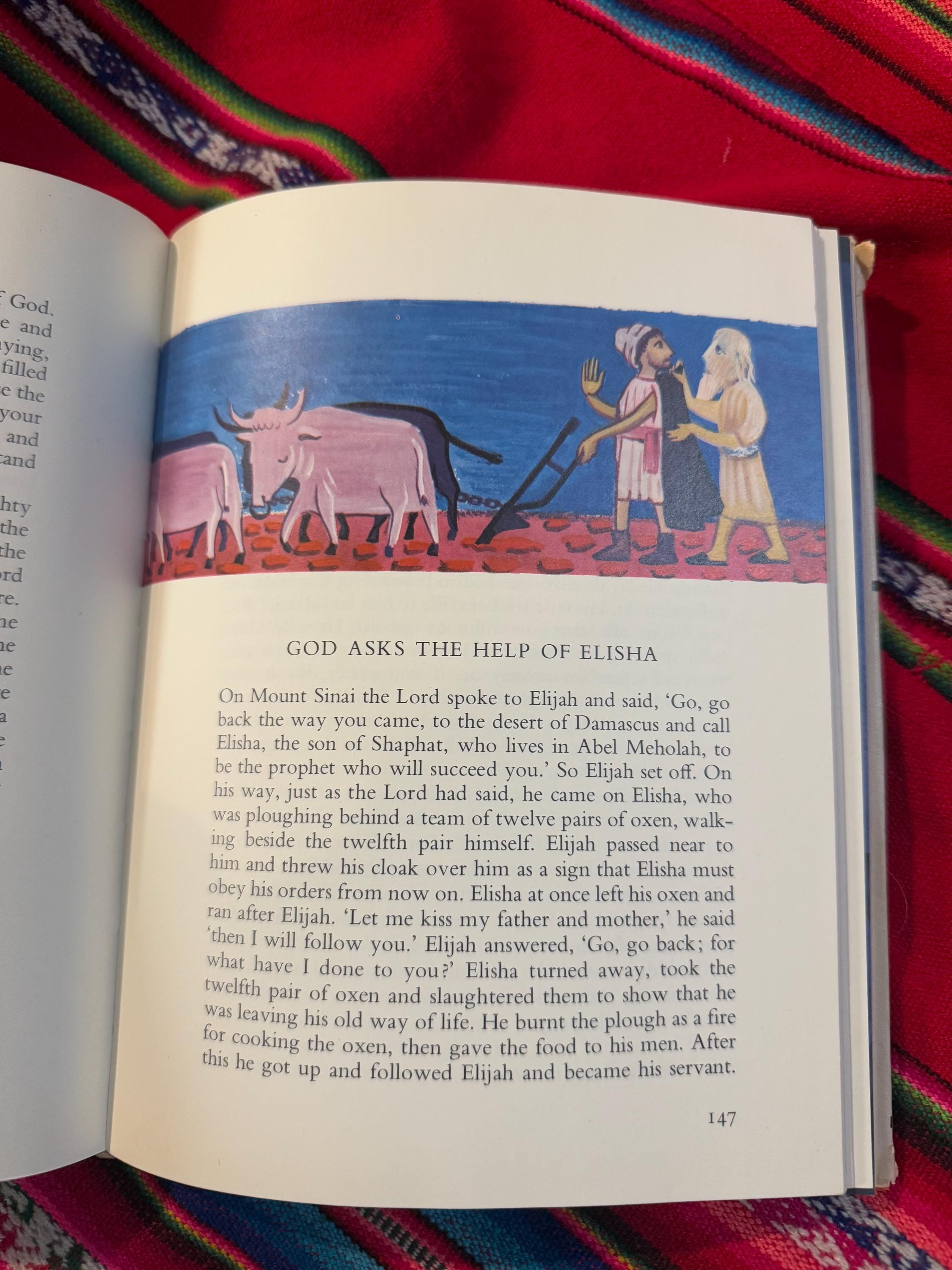Taize Scripture RARE VINTAGE the Taizé Picture Bible Brother Eric De Saussure 1968 ...