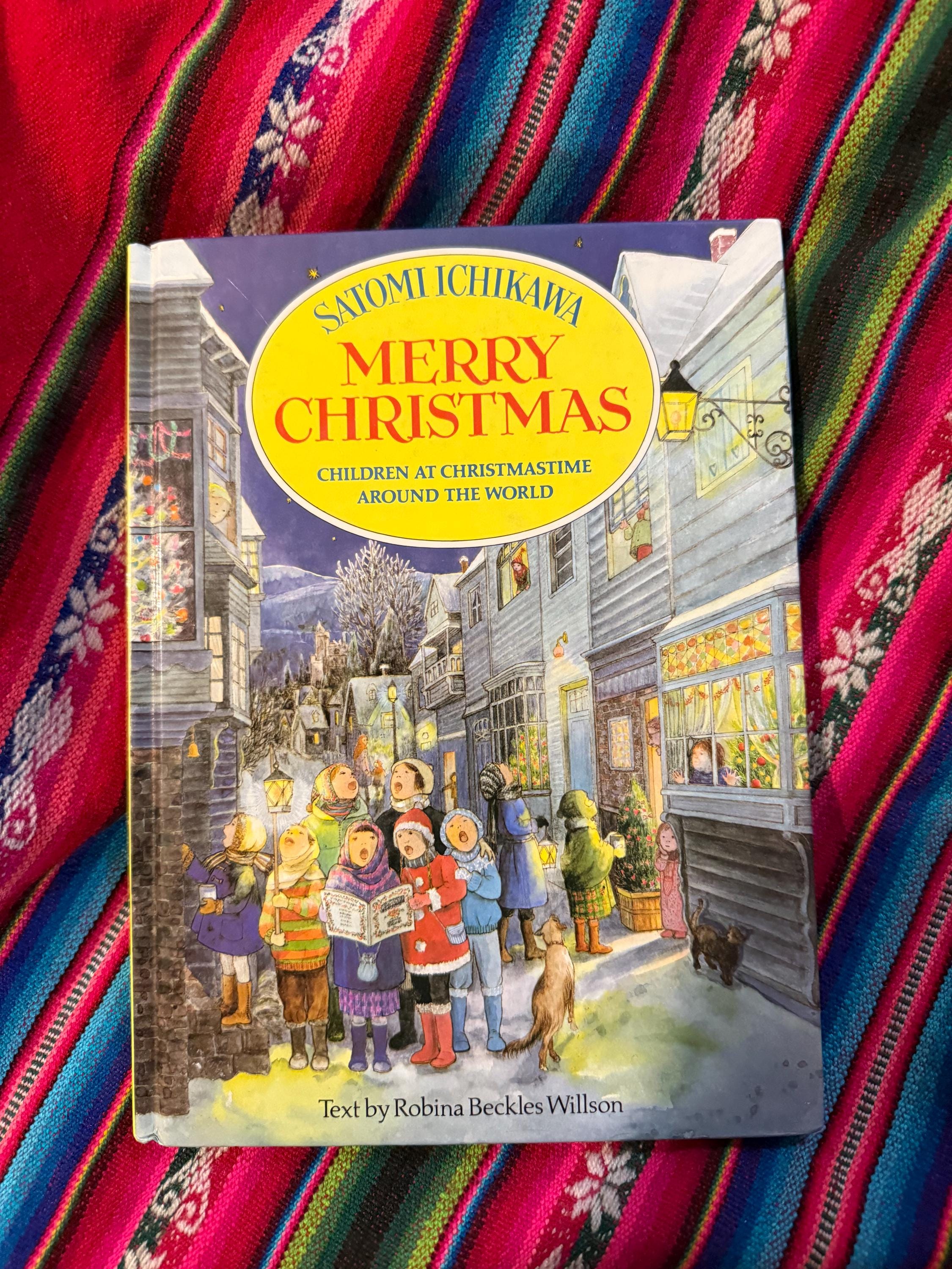 RARE VINTAGE Merry Christmas Satomi Ichikawa Robina Beckles Wilson