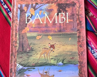 RARE VINTAGE Walt Disney’s Bambi Adapted by Joanne Ryder Hardcover 1st ...