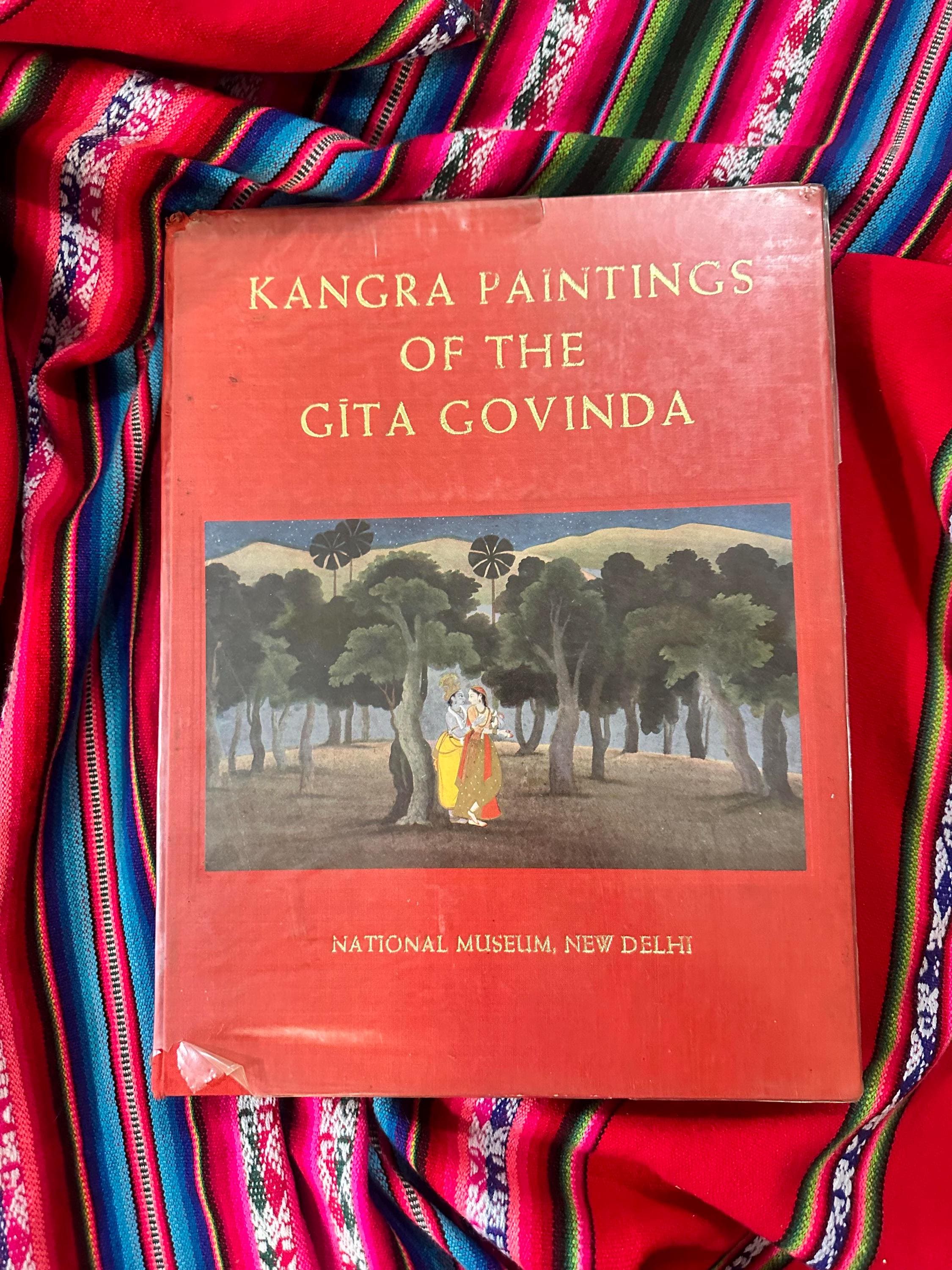 RARE VINTAGE Kangra Paintings of the Gita Govinda First Edition