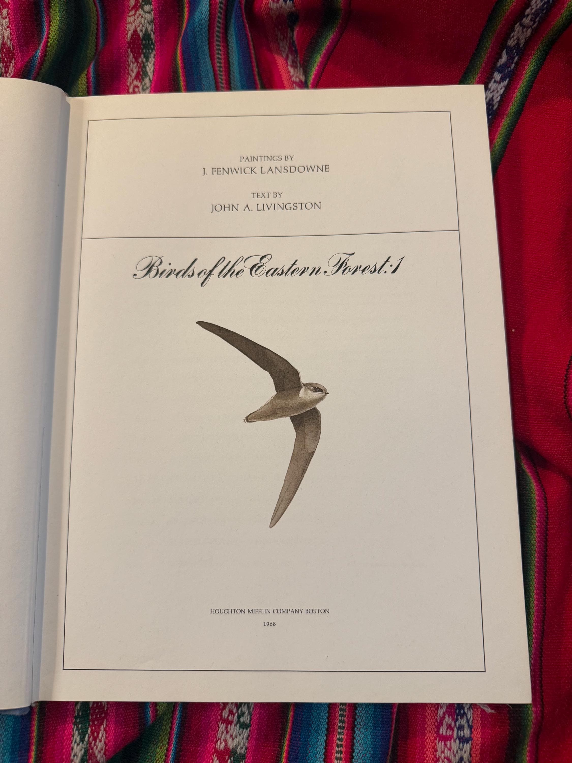 RARE VINTAGE Birds of the Eastern Forest:1 J.F. Landsowne John A