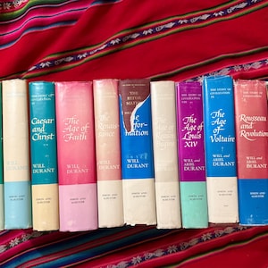 RARE VINTAGE The History of Civilization Will and Ariel Durant Complete 11 Volume Set 1960s