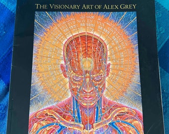 RARE VINTAGE Sacred Mirrors The Visionary Art of Alex Grey 1990s