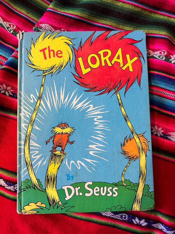 VERY RARE VINTAGE the Lorax Dr. Suess 1973 Edition - Etsy