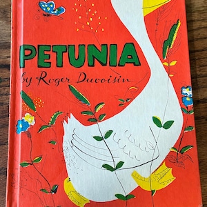 RARE VINTAGE 1950s Petunia by Roger Duvoisin
