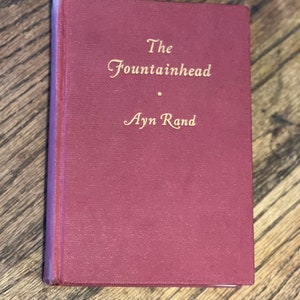Ayn Rand  - The Fountainhead EARLY EDITION with ERRORS