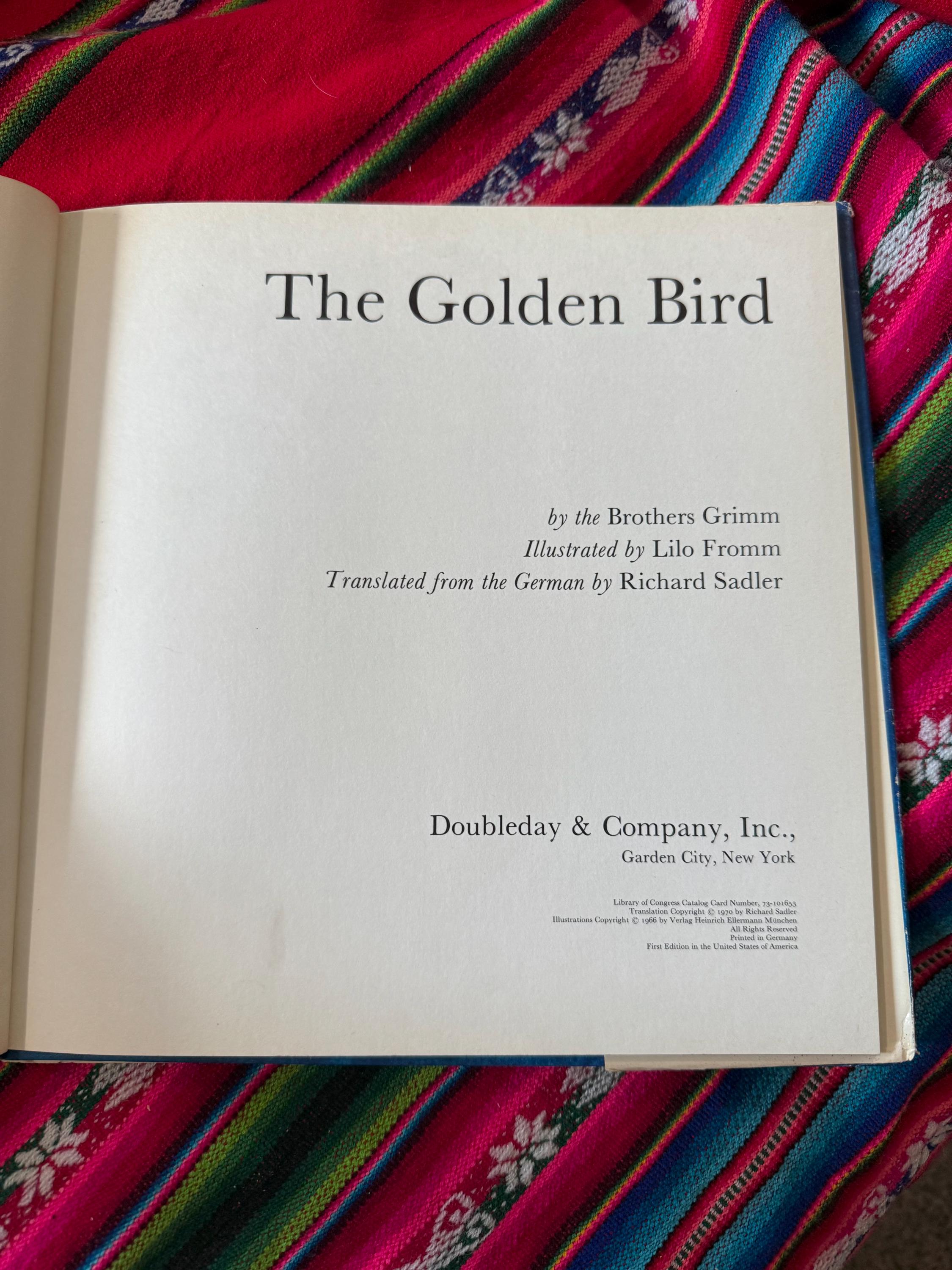 RARE VINTAGE the Golden Bird the Brothers Grimm Illus by Lilo