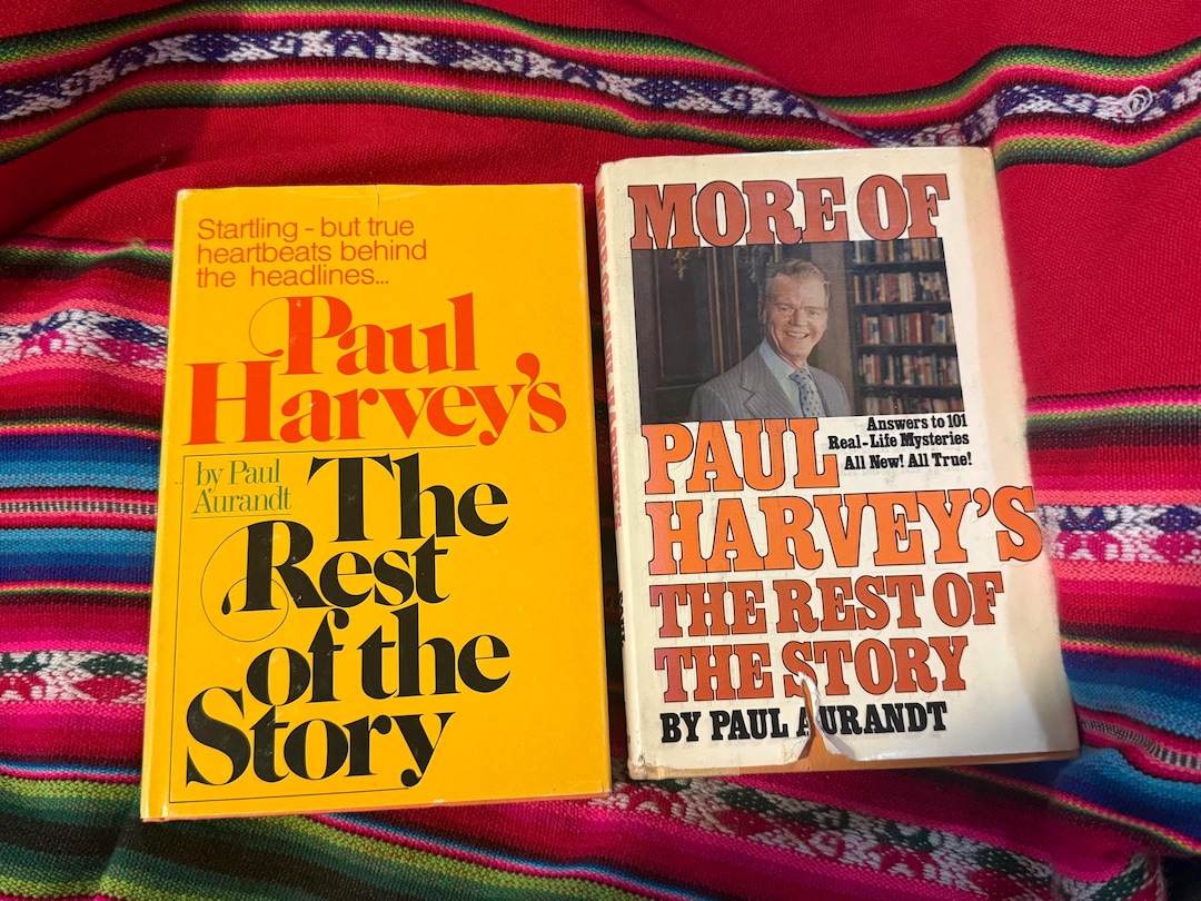 RARE VINTAGE Paul Harvey's the Rest of the Story & More of the Rest of