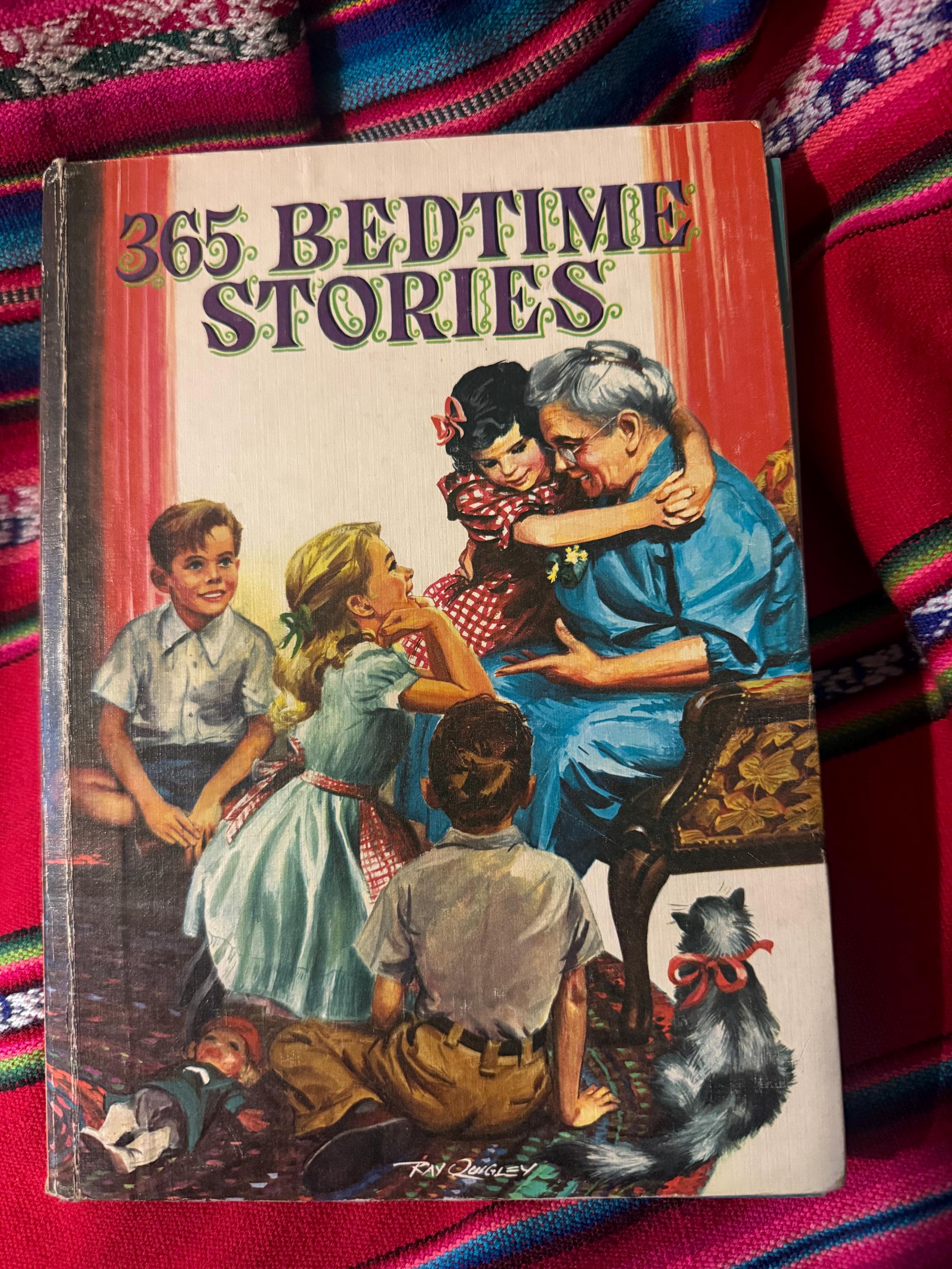 RARE VINTAGE 365 Bedtime Stories Nan Gilbert Jill Elgin 1955